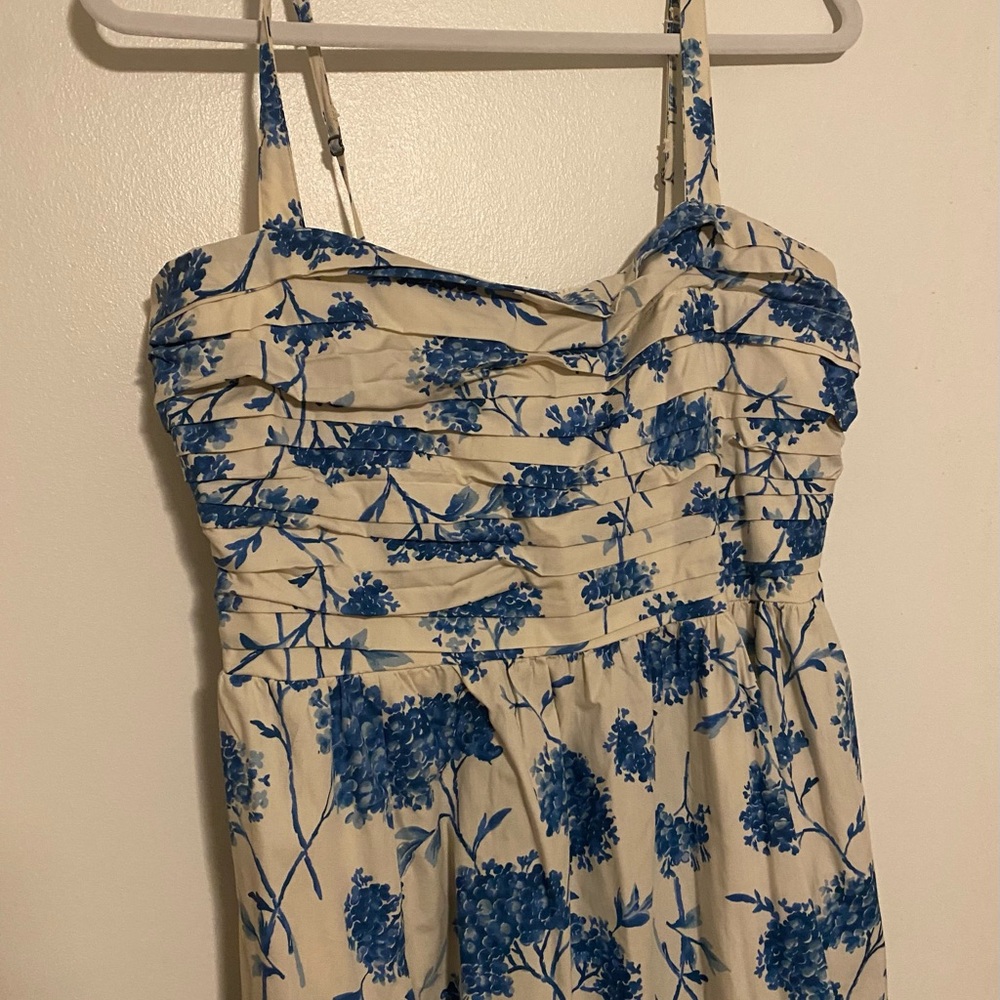 A&F Emerson Poplin Wide Strap Midi Dress - Picture 5 of 8